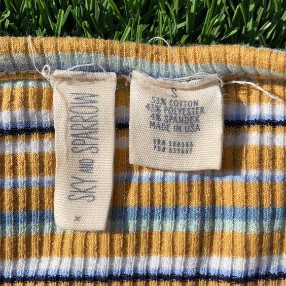 Sky and Sparrow striped top // Girls Small - Picture 2 of 3